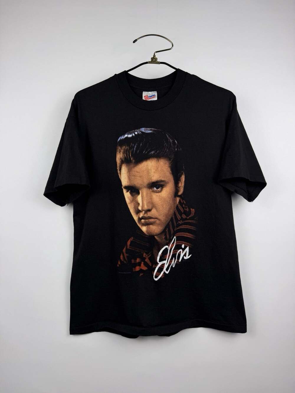 Vintage 1990 Elvis Portrait Winterland Rock Express Shirt Single Stitch XL 22x26